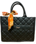 DIOR ΜΑΥΡΗ LARGE ΤΣΑΝΤΑ
